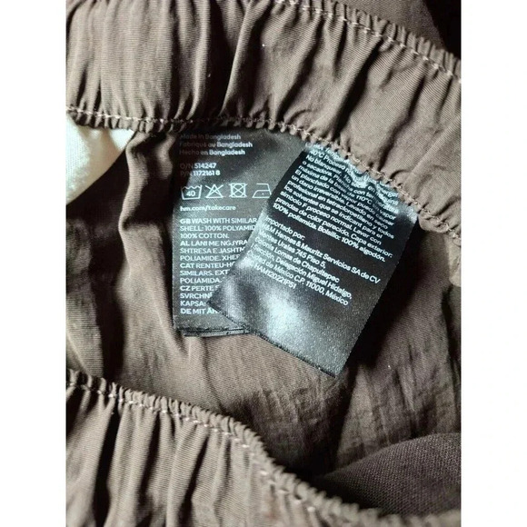 H&M Pants Drawstring Baggy Low Waist Loose Jogger Harajuku Parachute Girls 12 - Picture 11 of 13